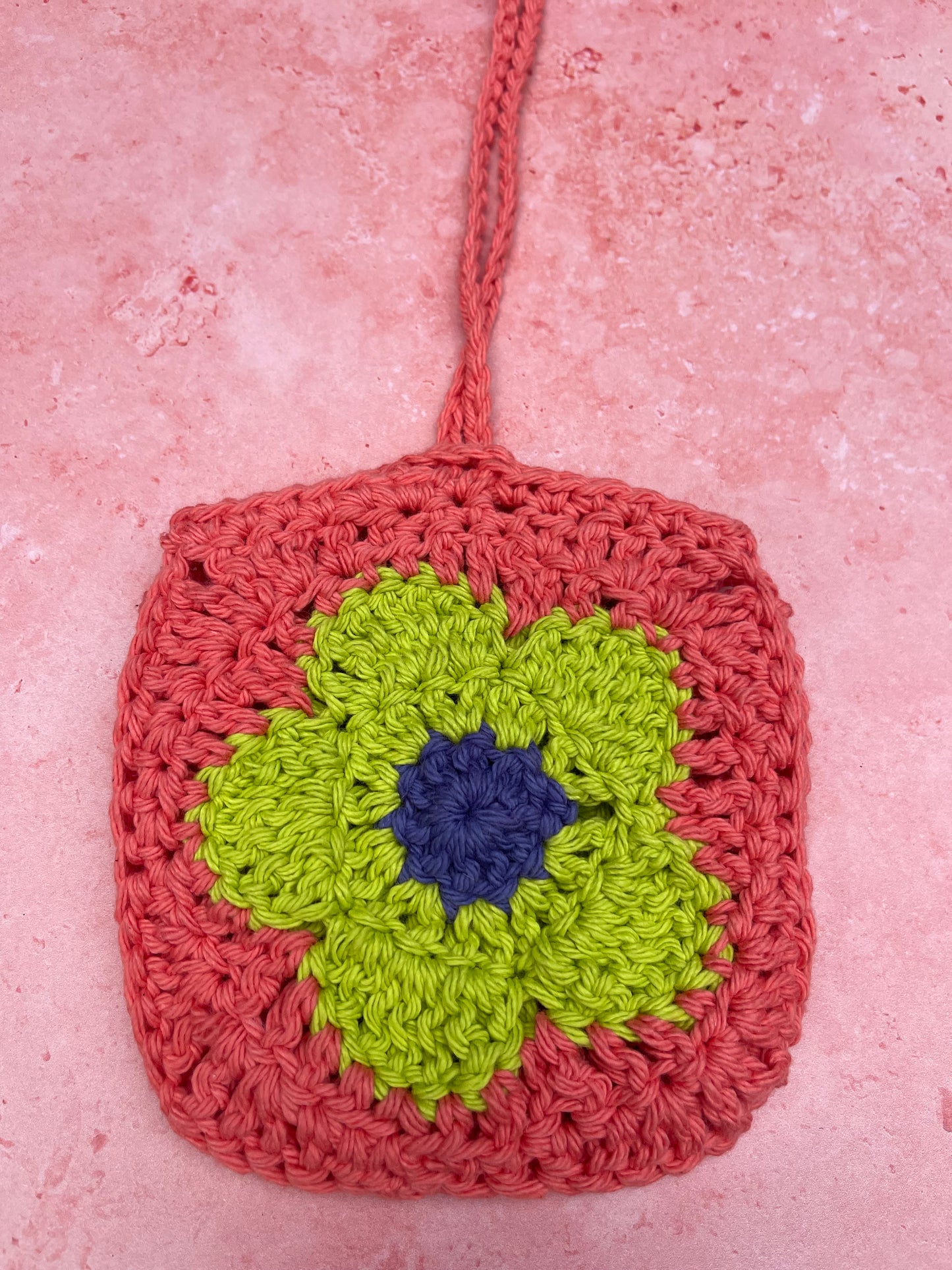 Flower Bag Pouch Charm