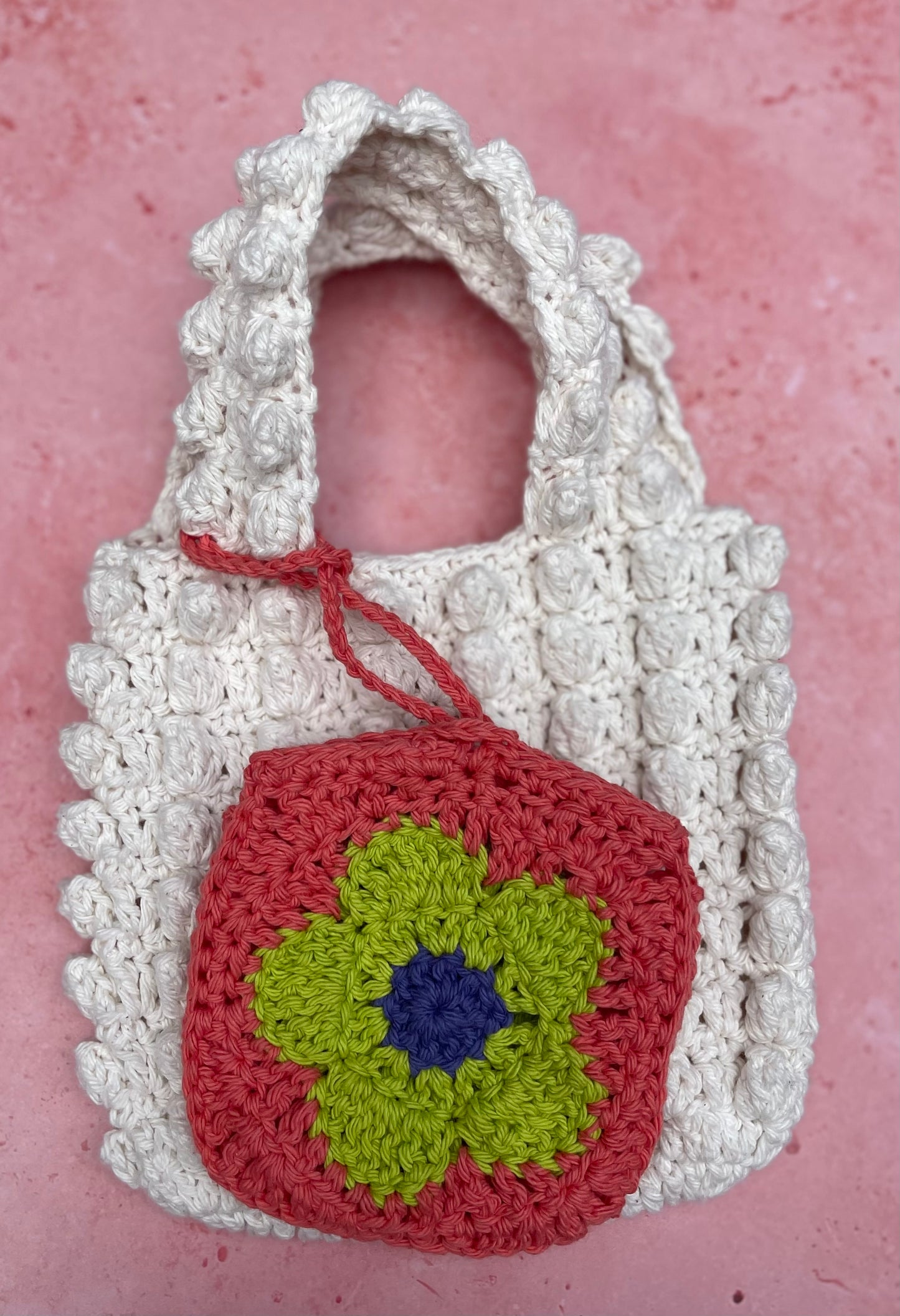 Flower Bag Pouch Charm